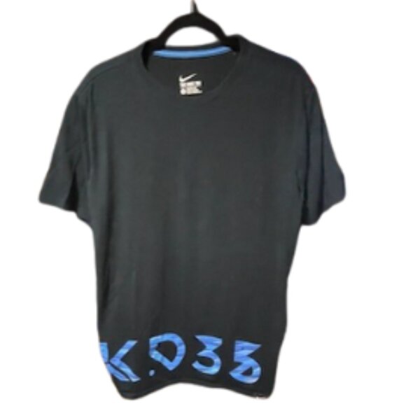 NIKE Kevin Durant KD 35 Dri Fit Stay Cool T-Shirt Black sz L - Picture 1 of 3